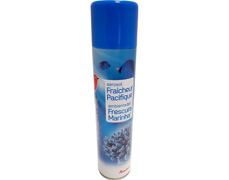 Ambientador Aerossol Auchan Frescura Marinha 300 ml