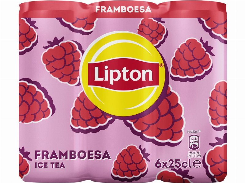 Ice Tea Lipton Framboesa 6X0.25 l (Sdr)