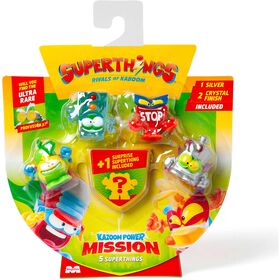 Superthings - Pack 5 Figuras Kazoom Power Mission (Vários Modelos)