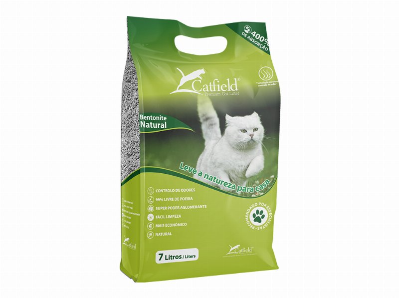 Areia Aglomerante Catfield Natural 7 l
