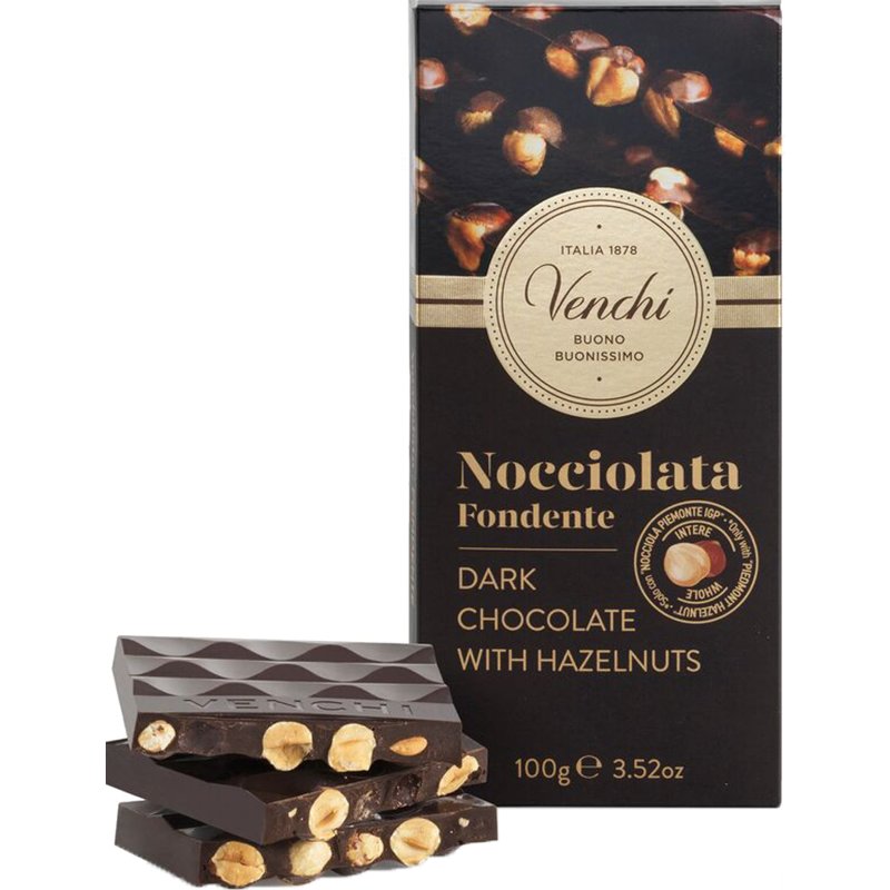 Chocolate Preto Com Avelãs 100 g