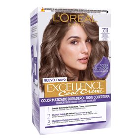 Coloração Permanente Cool Creme Louro Gelado 7.11 l'oréal Paris Excellence 1 Un