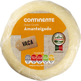 Queijo De Vaca Amanteigado Continente 1 Un (Médio)