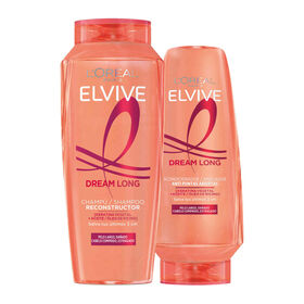 Conjunto Champô E Condicionador Reconstrutor Dream Long L'oréal Paris Elvive 700 ml + 500 ml