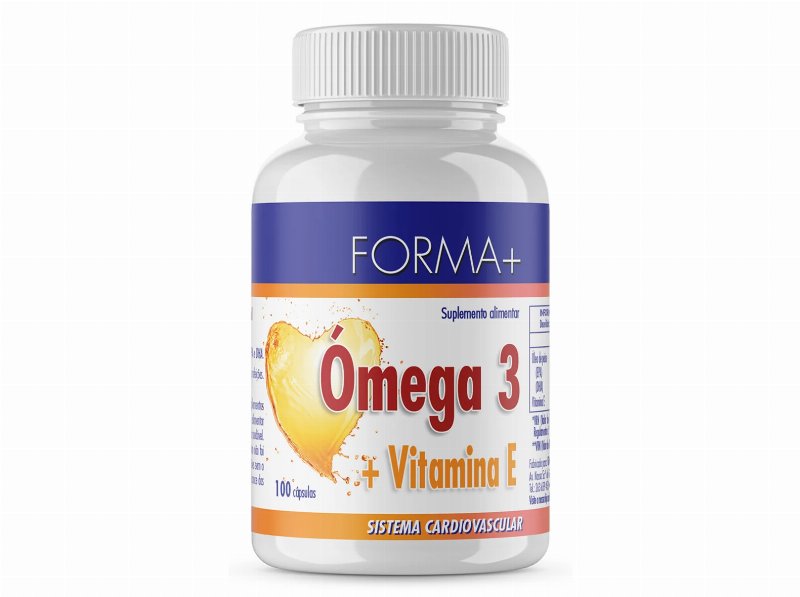 Suplemento Forma+ Ómega3 + Vitaminae 100 Cápsulas