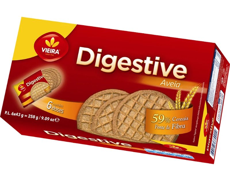 Bolacha Vieira Digestiva Doses 258 g