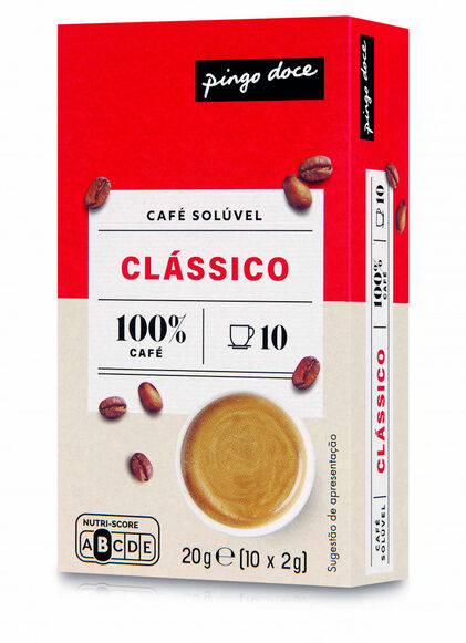 Café Solúvel Saquetas Pingo Doce 0.02Kg