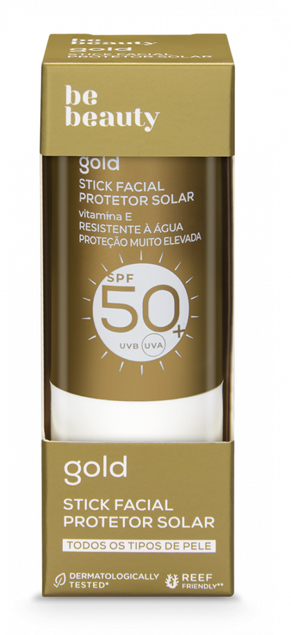 Protetor Solar Stick Gold Spf50+ Be Beauty 1Un