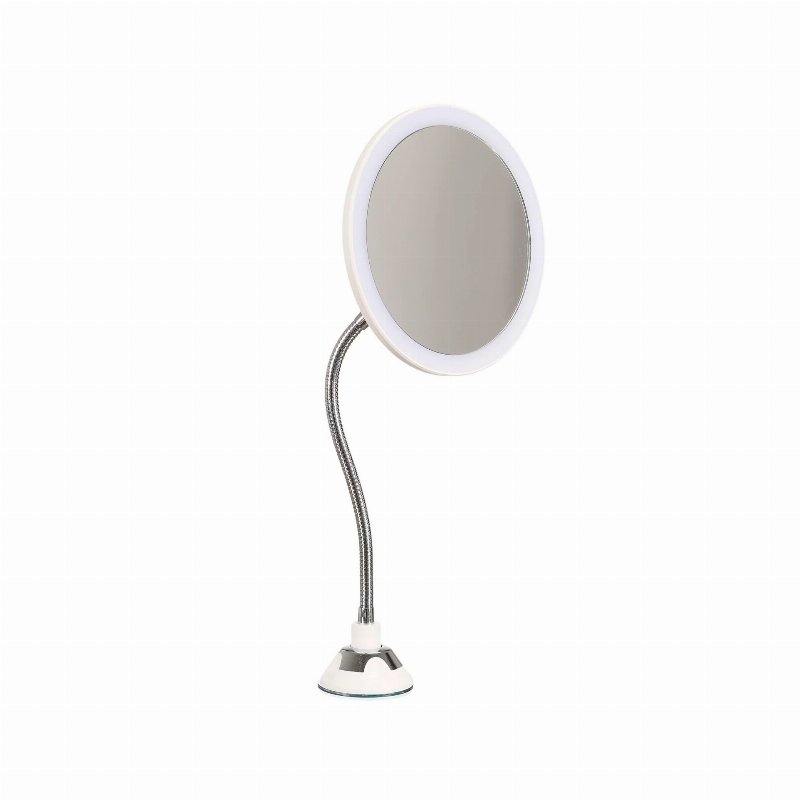Espelho De Aumento Led Com Braço Flexível