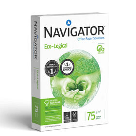 Resma De Papel De Fotocópia Eco-Logical A4 500 Folhas 75 g/M2 Navigator