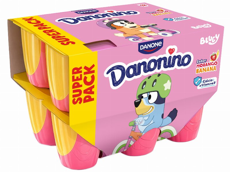 Iogurte Danonino Petit Morango E Banana 12X50 g