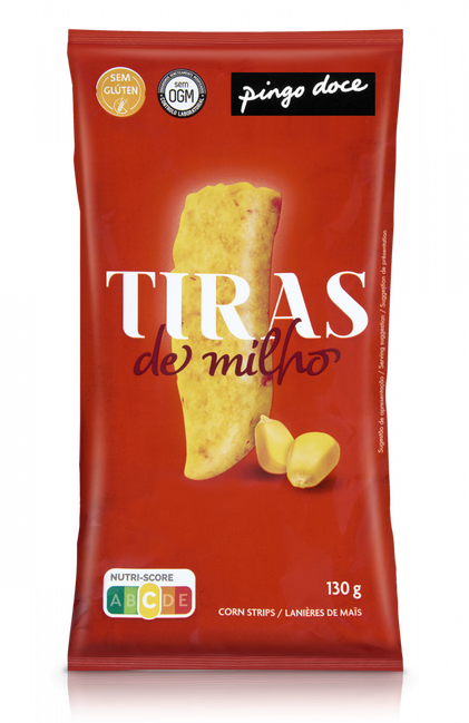 Snack Tiras De Milho Pingo Doce 0.13Kg
