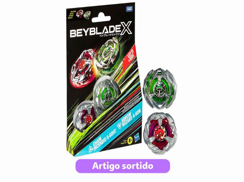 Pack De Piões Beyblade Gen 4 Modelos Sortidos