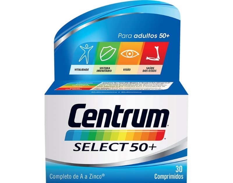 Suplemento Centrum Select 50+ 30 Comprimidos