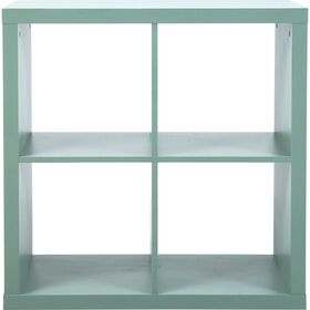 Estante 39X76X76Cm Cubos Verde Kasa