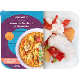 Mistura Para Arroz De Tamboril E Camarão Congelado Continente 600 gr