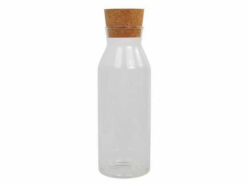 Garrafa Tampa Cortiça Actuel Vidro Modern 1.1 l