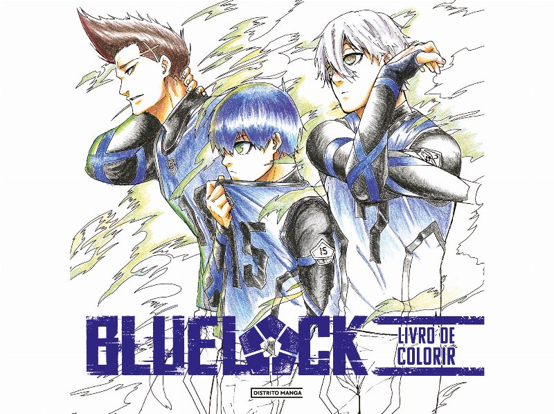 Livro Blue Lock Livro De Colorir