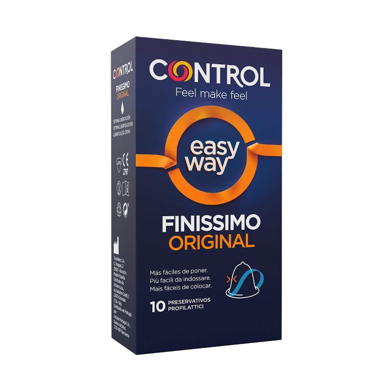 Preservativos Finissimo Original Easy Way Control 10 Unid