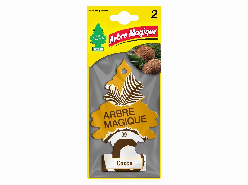 Ambientador Arbre Magique Duo Côco 2 Unidades