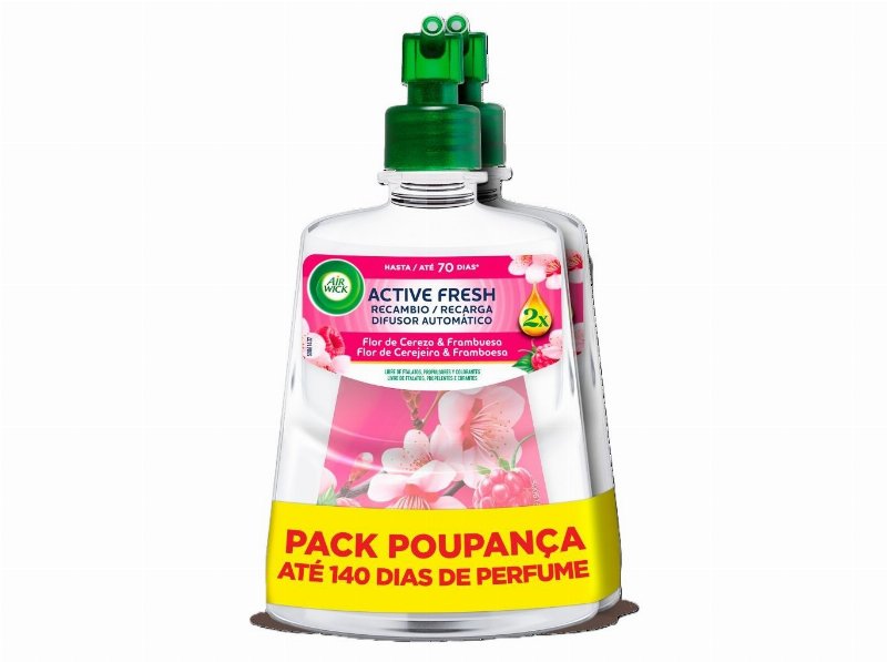 Ambientador Portátil Airwick Flor Cerejeira Framb Rec 2Un