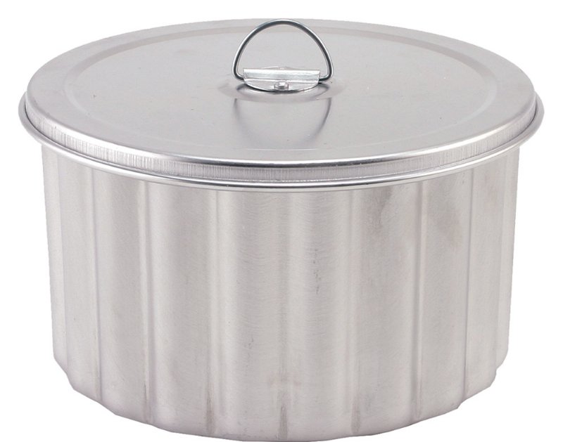 Forma Para Pudim Grilo Aluminio Canelado Ø18Cm
