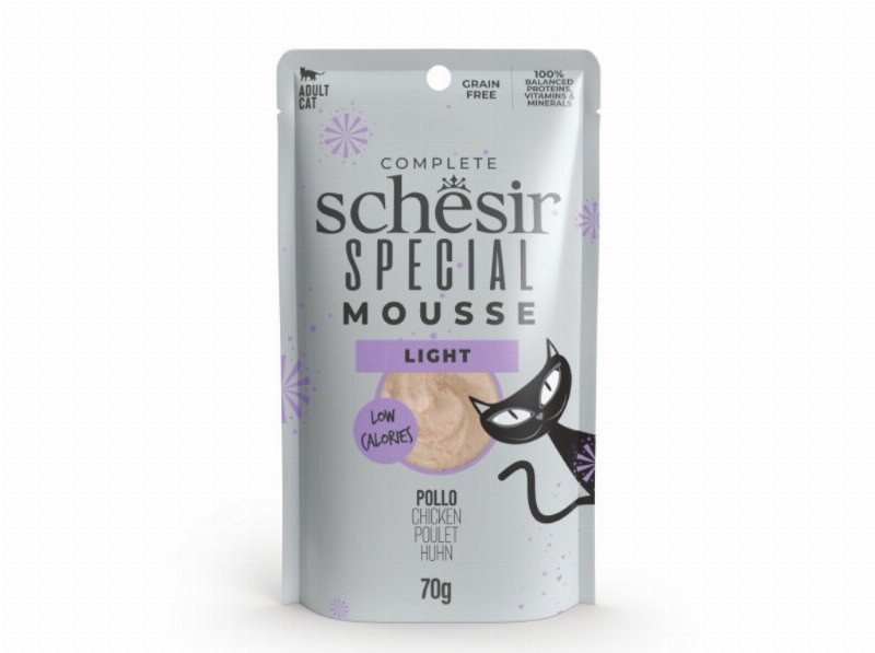 Comida Húmida Gato Schesir Light Frango 70 g