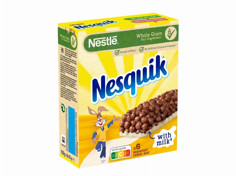Barras De Cereais Nesquik 6X25 g