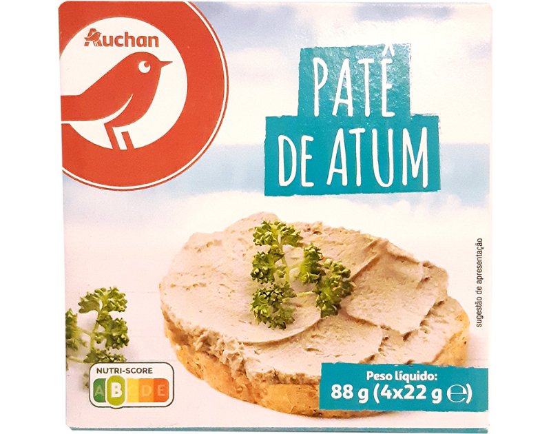 Patê Atum Auchan 4X22 g