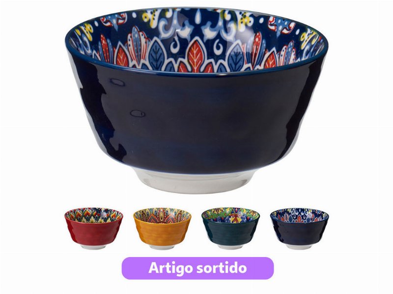 Taça Decorada Porcelana 12Cm 350 ml Modelos Sortidos