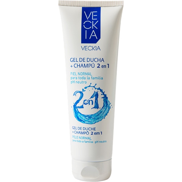 Gel De Banho + Champô 2 Em 1 Para Pele Normal 250 ml