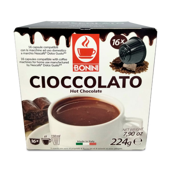 Chocolate Quente Dolce Gusto 16 Cápsulas Bonini