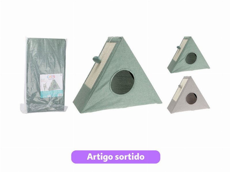 Arranhador Para Gato Cats Collection Triângulo 51X25X40Cm Cores Sortidas