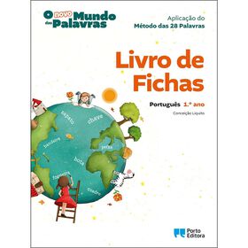 Livro De Fichas O Novo Mundo Das Palavras - Português - 1.º Ano