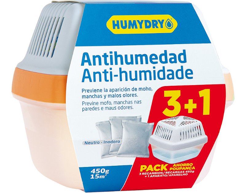 Anti Humidade Humydry Premium Plus 3+1 450 g