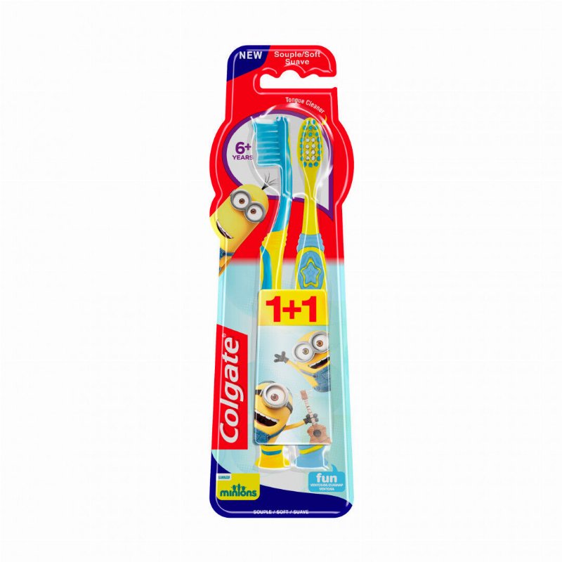 Escovas De Dentes Infantil Suave +6 Anos 2Un Colgate 1Un