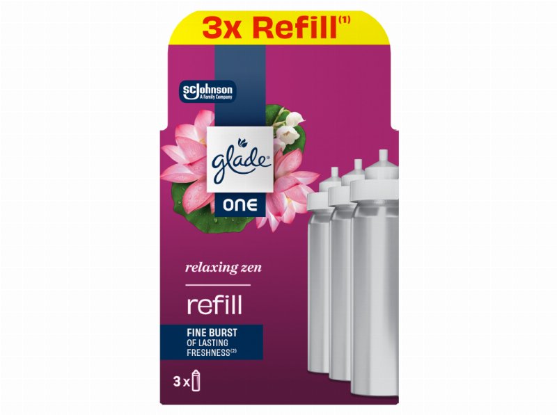 Ambientador Glade One Relax Zen Rec 3Un
