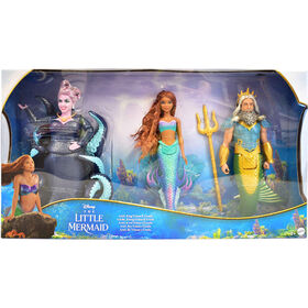 Disney - Pack 3 Bonecas Princesas A Pequena Sereia