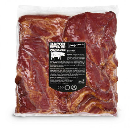 Bacon Fumado Extra Metade Fatiado Ao Balcão Pingo Doce 0.5Kg