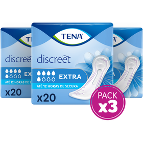 Pensos Incontinência Discreet Extra Tena 3 X 20 Un
