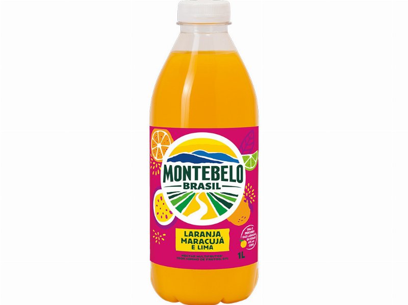 Sumo Montebelo Brasil Laranja Maracujá Lima 1 l
