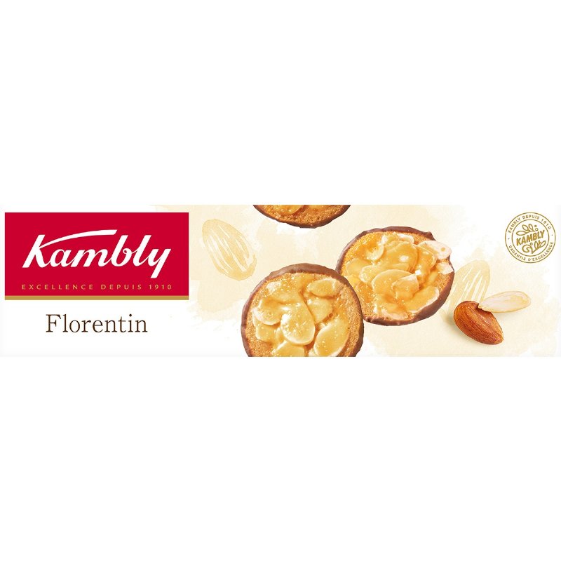 Bolachas Florentin Caramelizadas Com Amêndoas 100 g