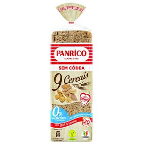 Pão De Forma 9 Cereais Sem Côdea Panrico 480 gr