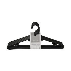 Cabides Plástico Pretos Kasa