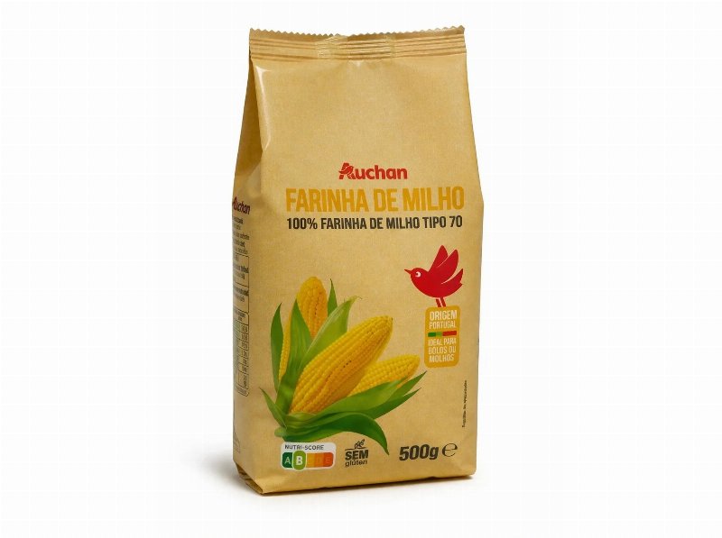 Farinha De Milho Auchan Sem Glúten 500 g