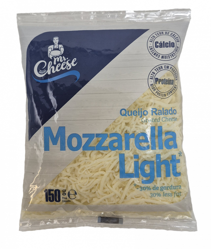 Queijo Mozzarella Light Ralado Mr. Cheese 0.15Kg