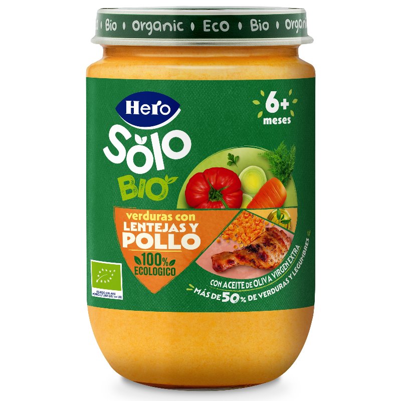 Solo Bio Refeição De Legumes, Frango E Arroz 190 g