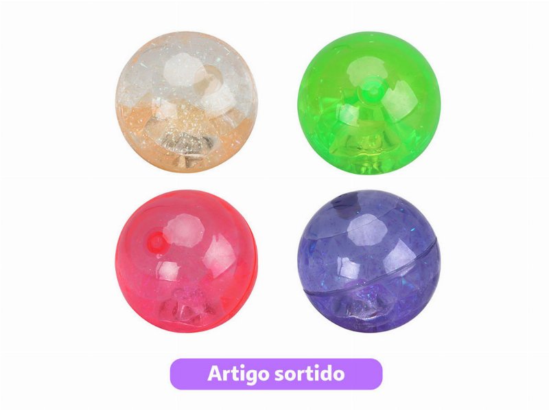 Bola De Água Com Luz One Two Fun Ø6.5Cm Cores Sortidas