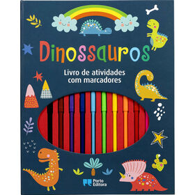 Dinossauros - Livro De Atividades Com Marcadores