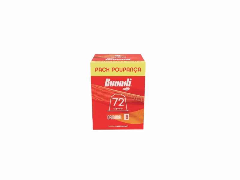 Cápsulas Café Buondi Original Int.8 Nsp Pack 72Caps